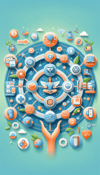 Holistic marketing infographic