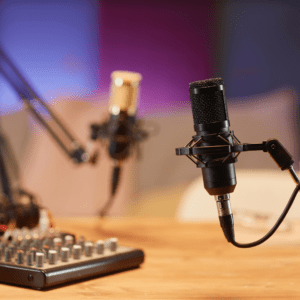 podcast setup
