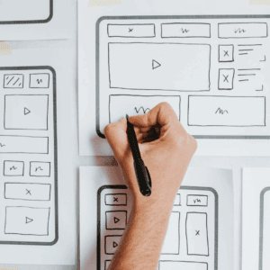 website wireframe